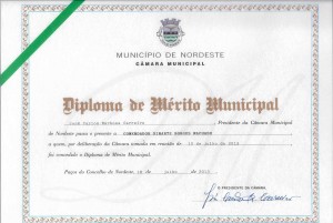 Diploma Mérito Municipal_Nordeste