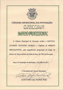 Diploma Mérito Profissional_Povoação